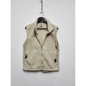 Columbia Vest Women's Size S Beige Full Zip Closure Columbia